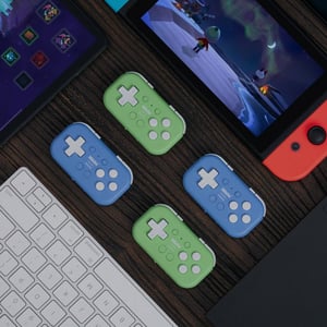 8Bitdo Micro Zielony USB Gamepad Android, Nintendo Switch, PC, iOS