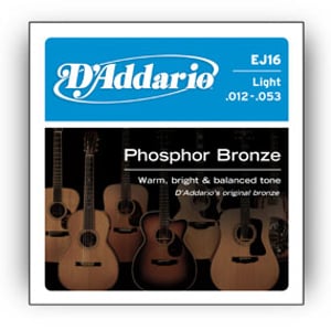 D'Addario EJ16 struna instrumentu muzycznego Akustyczny 6 szt. Stal Gitara