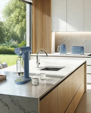 Smeg SKC01SBM saturator Plastik Niebieski