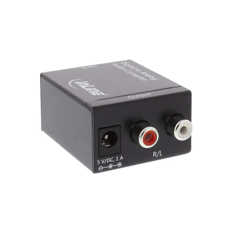 InLine 65002 konwerter plików audio Czarny