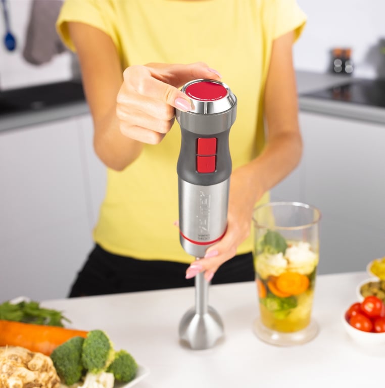 Zelmer ZHB4652 VARIO 0,5 l Blender immersyjny 1400 W Szary, Srebrny