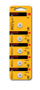 Kodak CR2025 engångsbatteri av litium-mangandioxid (LiMnO2)