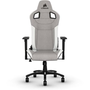 Corsair T3 RUSH Gamingstol Klädd sits Grå, Vit