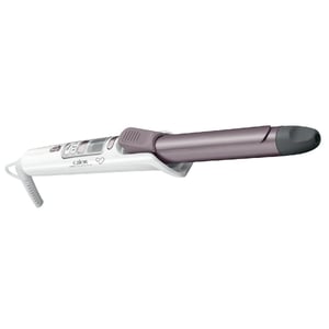 Rowenta CF3460 Curling Iron, Warm Black, Pink, White, 1.8 m