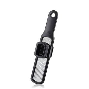 GEFU 50472 ręczna tarka / spiralizer Tarka płaska Czarny, Stal nierdzewna