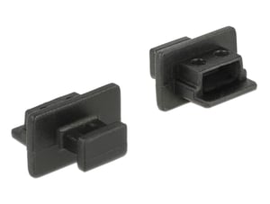 DeLOCK 64011 USB-Mini-B-Steckdosenadapter, schwarz, 10 Stück.