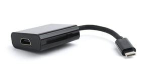 Gembird A-CM-HDMIF-01 External USB Graphics Card 3840 x 2160 px Black