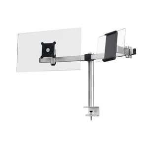 Durable 508723 Monitor Mount / Stand, 86.4 cm (34"), Desk, Silver
