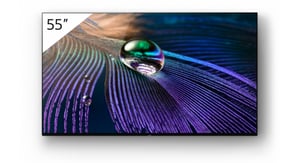 Sony FWD-55A90J skyltdisplay Platt skärm Digital Signage 139,7 cm (55") OLED Wi-Fi 4K Ultra HD Svart Android 10