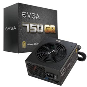 EVGA 750 GQ strömförsörjningsmodul 750 W 20+4-stifts ATX, svart