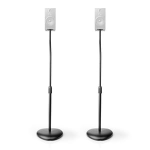 Nedis SPMT2750BK högtalarmontering Golv Akrylnitril-butadien-styren-sampolymer (ABS), svart stål