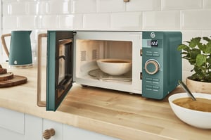 Swan SM22036LGREN Microwave Oven, Green, Solo, 20 L, 800 W