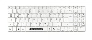 Baaske Medical 2010673 klawiatura Medyczna USB QWERTZ Niemiecki Biały