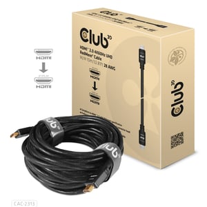 CLUB3D HDMI 2.0 4K60Hz RedMere-Kabel 10 m/32,8 ft