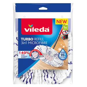 Vileda 4023103227439 mopp Moppmunstycke Blå, Vit