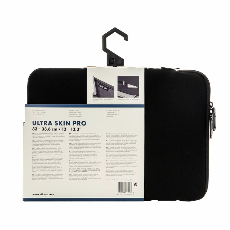 DICOTA Ultra Skin PRO 33,8 cm (13.3") Etui kieszeniowe Czarny