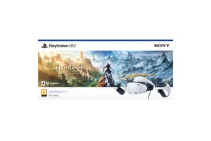 Sony PlayStation VR2 + Gutschein für „Horizon: Call of the Mountain“ Spezielles Head-Mounted-Display Schwarz, Weiß