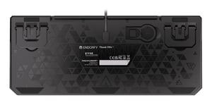 ENDORFY EY5E007 klawiatura Gaming USB Węgierski Czarny