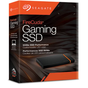Seagate FireCuda Thunderbolt-teknik 2 TB USB Type-C 3.2 Gen 2 (3.1 Gen 2) Svart