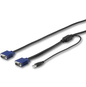 StarTech RKCONSUV6 KVM Cable, Black, 1.8 m