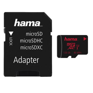 Hama 00213116 128 GB MicroSDXC UHS Class 3 flash memory