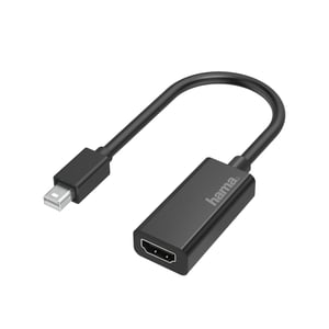 Hama 00200332 Mini DisplayPort to HDMI Cable Adapter, Black