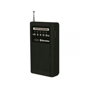 Roadstar TRA-1230/BK Portable Analog Radio, Black