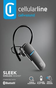 Cellularline 8018080453199 Trådlösa in-ear-hörlurar för samtal/musik via Bluetooth, svarta