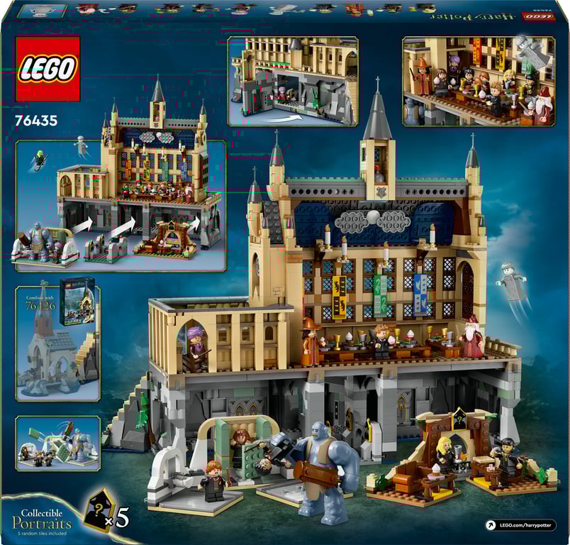 фото Блоковий конструктор LEGO Harry Potter Замок Гоґвортс: Велика зала (76435)