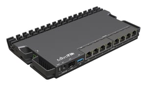Mikrotik RB5009UPR+S+IN Router, 2,5-Gigabit-Ethernet, Gigabit-Ethernet, schwarz