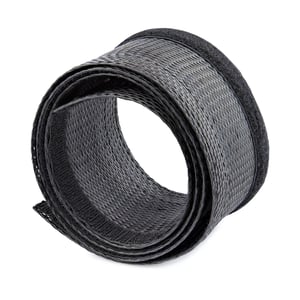 StarTech WKSTNCMFLX Cable Organizer Floor Cable Sleeve, Black, 1 pc.
