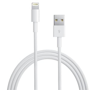 Techly ICOC-APP-8WHTY2 1 m Lightning Cable, White