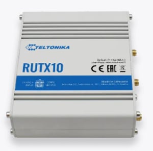 Teltonika RUTX10 router bezprzewodowy Gigabit Ethernet Dual-band (2.4 GHz/5 GHz) Biały
