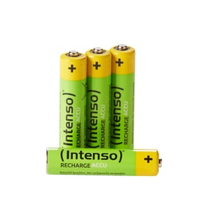 Intenso HR03 NiMH Energy Eco 1000 mAh 4er-Blister – Micro (AAA) – 1.000 mAh wiederaufladbare Nickel-Metallhydrid-Batterie (NiMH)