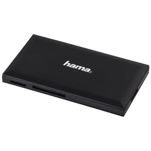 Hama 00181018 USB 3.2 Gen 1 (3.1 Gen 1) Typ-A-Kartenlesegerät, schwarz