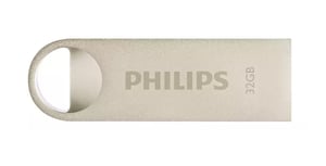 Philips FM32FD160B 32 GB USB Type-A 2.0 Flash Drive, Gray