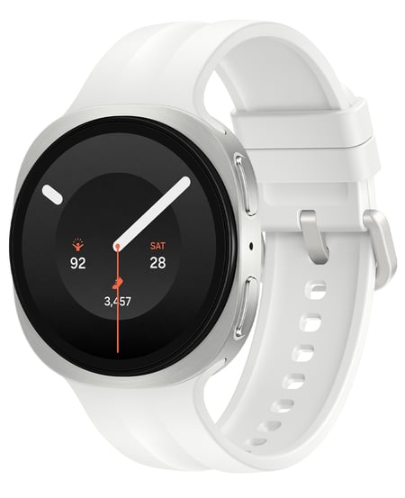 Samsung Galaxy Watch9 3,3 cm (1.3") AMOLED 40 mm Cyfrowy 438 x 438 px Ekran dotykowy Srebrny Wi-Fi GPS