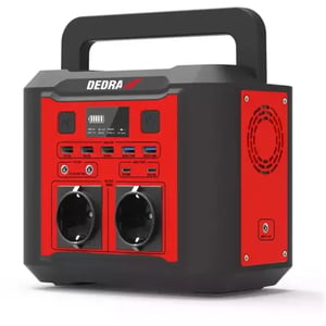 DEDRA DEZS0300 bärbar strömförsörjningsstation, litiumjon (Li-Ion), 20 000 mAh, 500 W, 2,85 kg