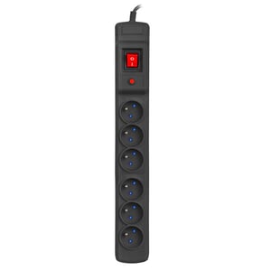 Armac M6/25/CZ rozdzielacz zasilania PDU 6 x gniazdo sieciowe Czarny