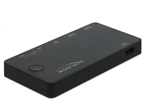 DeLOCK 4K 60 Hz HDMI/USB-C KVM Switch with USB 2.0
