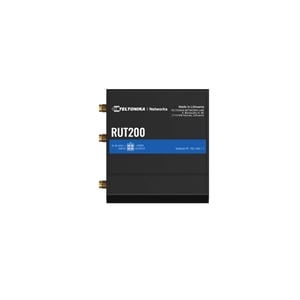 Teltonika RUT200 router bezprzewodowy Fast Ethernet 4G Czarny