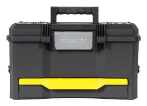 Stanley 1-70-316 Tool Box, Plastic, Black