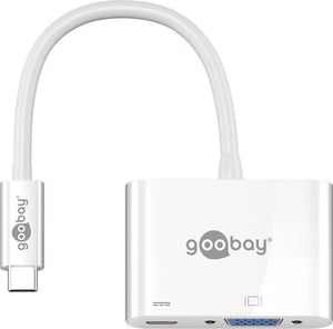 Goobay 62107 Wired USB 3.2 Gen 1 (3.1 Gen 1) Type-C Docking Station, White