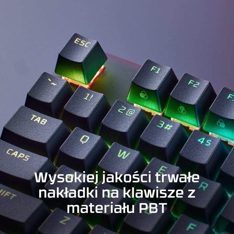 HyperX Alloy Origins PBT HX Aqua – mechaniczna klawiatura dla graczy