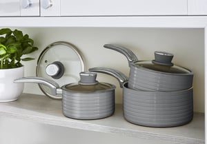 Swan SWPS3020GRN 3-piece cookware set