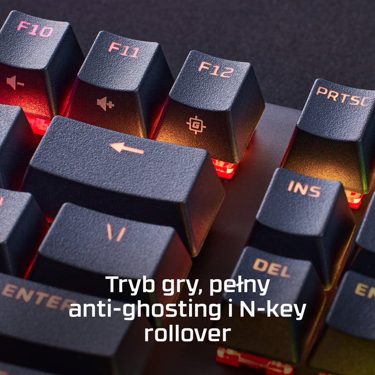 HyperX Alloy Origins PBT HX Aqua – mechaniczna klawiatura dla graczy