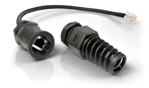 QuWireless QRJ45 kabel sieciowy Czarny 0,16 m