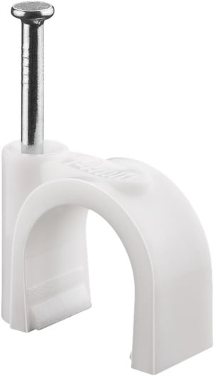 Goobay 17084 Cable Organizer, White, 100 pcs.