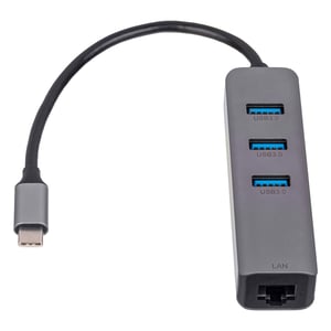 Akyga AK-AD-66 huby i koncentratory USB 3.2 Gen 1 (3.1 Gen 1) Type-C 1000 Mbit/s Srebrny