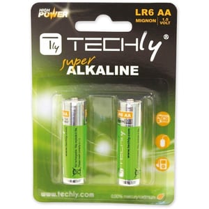 Techly LR06 AA 1,5 V engångsbatteri, alkaliskt